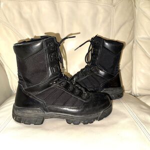 Bates Tactical Boots Mens Size 7 Black Side Zip Combat Toe E02261